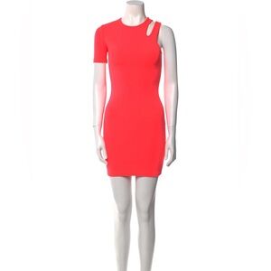 T By Alexander Wang Neon Pink Dress Size Small New